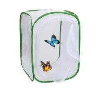 Générique Habitat pour Insectes et Papillons - Cage en Maille Portable | boîtier respirant, observation sûre, conception de poignée pour chenilles, chrysalides, élevage de , intérieur et extérieur,