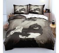 Générique Hache Ensembles de Literie Terreur Housse de Couette 135x200 Parure de Lit ImpriméE en Microfibre, Housse de Couette 3D pour 1 Personne avec 2 Taies d'oreiller 50x70 Cm