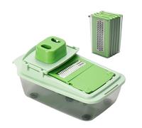 Générique Hachoir à Légumes - Râpe Multifonction Acier Inoxydable - Coupe-Oignon et Hachoir de Cuisine,pour Pomme de Terre Tomate Citron Radis Préparation de Salade Maison Commercial