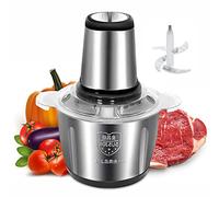 Générique Hachoir à Viande électrique, Bol en Acier Inoxydable Et Lames Tranchantes, Contrôle De Vitesse Double Rapide Et Lent, Transformation Multifonction des Aliments (3l)