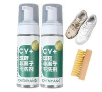 Générique HAIBUS Active Foam Sneaker Cleaner Set, Sneaker Cleaner Foam for Removing Stains and Dirt, Shoe Cleaning Kit for White Shoes (2pcs)