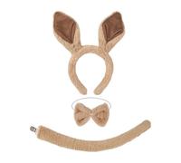 Générique Hairband - Garb for Performance | Velvet Ears with Flexible Rear, Event Celebration supplies, Fantasy Gear for Adults, Pageants, Themed Parties and School Plays