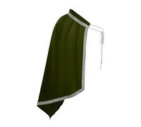 Générique Half Shoulder Cape Shawl - 51.18 Inch Medieval Knight Costume | Polyester Elegant Accessory - Versatile Renaissance Cloak Perfect For Cosplay Halloween Masquerade Stage School Home