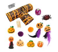 Générique Halloween 3 Way Channel Tunnel - Bell Ball Cat Toy Set