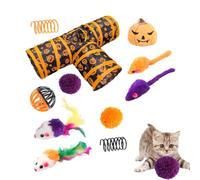 Générique Halloween 3 Way Channel Tunnel - Bell Ball Cat Toy Set