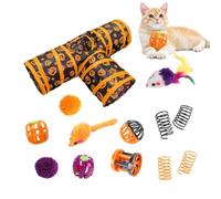 Générique Halloween 3 Way Channel Tunnel - Bell Ball Cat Toy Set
