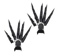 Générique Halloween Articulated Fingers - 28 Cm Flexible Bone Prop, Realistic Scary ABS Extensions for Cosplay Costume Party | Durable Articulating Fake Finger Set for Haunted House Festival Decor