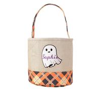 Générique Halloween Baskets, Festive Candy Tote Bags, 13.77x9.84in Cute Handle Buckets, Lightweight Reusable Design, Treat Storage Containers for Home, Fireplace, Mall, Window Display, Living Room