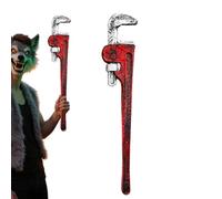 Générique Halloween Blood Wrench, Bloody Simulation Wrench Prop, Realistic Scary Tool for Adults Party Favors, Haunted House Decorations, Theater Props, Short Plays, Cosplay Accessories, Horror Decor