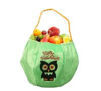 Générique Halloween Bucket, Candy Trick Or Treat Bag, Embroidered Festival Tote, Lightweight Design Outdoor Night Adventures Kids Family Cosplay Holiday Goodies Photo Prop