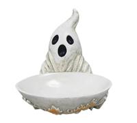 Générique Halloween Candy Bowl | Cute Resin Ghost-Shaped Decorative Statue