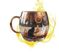 Générique Halloween Coffee Cups | Haunted Path Spooky Coffee Mug | Beverage Containers Table Centerpieces | For Home Kitchen Restaurant Counter Farmhouse Apartment