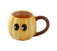 Générique Halloween Coffee Mugs, Fall Themed Cup, Heat-Resistant Cute Drinkware, Big Eyes Water Bottle Design, for Kitchen, Outdoor, Party, Road Trip, Camping, Picnic, Seasonal Beverage Use