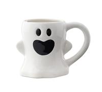 Générique Halloween Coffee Mugs, Ghost Face Ceramic Mug, Cute Spooky Gothic Cup, 400ml Capacity, Sturdy Heat Resistant Design for Halloween Party, Kitchen, Fall, Cafe Use, 10cm