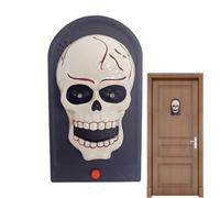 Générique Halloween - Cordless Battery Light & Sound Skull Chime