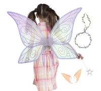 Générique Halloween Costume Angel Wings - Princess Wings - - Dress Up Props, Role Play Cosplay Accessories for Holiday Birthday Themed Party Wedding