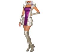 Générique Halloween Costume,Costume Galactique Costume D'Astronaute Extraterrestre FéMinine Pour Space Opera Et Earth Cosplay