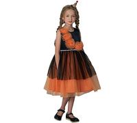 Générique Halloween Costume Enfant,Deguisement Enfant Vampire Bébé Mon 1Er Robe Bebe Fille Déguisement Unisexe Ensemble Tenues Carnaval Cosplay 3 Ans Pour Et Noël Maquillage (Orange,7-8 ans)