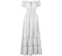 Générique Halloween Costume Sexy Médiévale Sorcier Sorcière Taille Duo Cosplay Elegant Demon Robe de Mariée Deguisement Halloween Femme Ado Adultes Déguisement Couple L