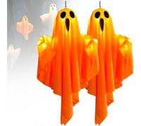 Générique Halloween Decoration Fantôme à Suspendre, 2025 Nouveau 50cm Halloween Décoration Exterieur Éclairage réglable en Trois Vitesses, Décoration à Suspendre pour Halloween