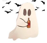 Générique Halloween Decorations Ghost Wood, Cute Ghost Signs, Indoor Tiered Tray Display, Tabletop Party Ornament, Home Shelf Accent, Spooky Seasonal Festive Décor, Lightweight Wooden