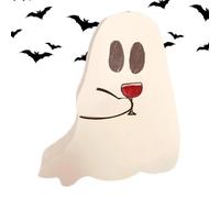 Générique Halloween Decorations Ghost Wood, Cute Ghost Signs, Indoor Tiered Tray Display, Tabletop Party Ornament, Home Shelf Accent, Spooky Seasonal Festive Décor, Lightweight Wooden