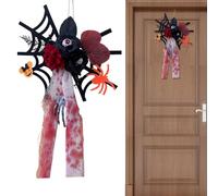 Générique Halloween Decorations, Haunted House Decor Set, Creepy Spider and Skull Ornaments, Spooky Indoor Wall Accents, Ideal for Home Festival Window Door Halloween Party Display