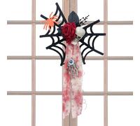 Générique Halloween Decorations, Haunted House Decor Set, Creepy Spider and Skull Ornaments, Spooky Indoor Wall Accents, Ideal for Home Festival Window Door Halloween Party Display