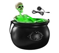 Générique Halloween Decorations, Witches Cauldron Tripod, String Lights, 19.5x19.5x15cm, for Yard Display, Indoor Outdoor Decor Parties, Children, Adults, and Collectors Collectors Families
