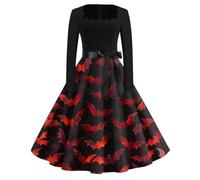 Générique Halloween Deguisement Adulte Squelette La Faucheuse Costume Adulte Déguisement Femme Robe Robes Robe Mariée Femme Vintage Cosplay Halloween Tenue Deguisement XL
