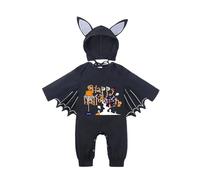 Générique Halloween Deguisement Bebe Costume Vampire Barboteuse Bébé En Gaze De Coton Body Garçon 0-3 Mois Deguisement+Halloween+Enfant Tenue Fille Anniversaire 1 An