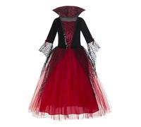 Générique Halloween Déguisements pour Enfants Costume d'habillage d'Halloween Family Fantaisie Robe de bal la Renaissance vampire Deguisement Fille Squelette carnaval, cosplay