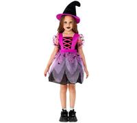 Générique Halloween Déguisements pour Enfants,Enfant Deguisement Médiévale Costumes d'halloween et de Carnaval Costume Sorcière Enfant Ensemble Robe avec sanglante Soirée Fête