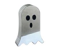 Générique Halloween Disco Ghost Decor - Mirror Disco Table Decoration avec Paillettes Sign Ghosts Sign, De Vacances Festif pour Étagère, Chambre À Coucher, Salon, Étagère, Ordinateur De Bureau, Ta