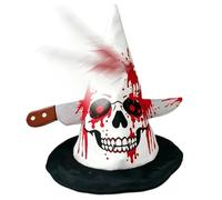 Générique Halloween Electric Hat - Animated Skull And Spider Costume Hat