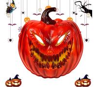 Générique Halloween Face Cover - Masque Sans Visage | Masque Du Capot | Couverture Fantôme De La | Couvrage Du Visage De Cosplay D'Halloween | Pumpkin & Ghost Full Tissu Masquerade PVC Accessoire De