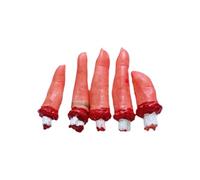 Générique Halloween Fake Hands, Realistic Severed Hand Prop, Creepy Decorative Party Accessory, Lifelike Horror Decor for Cosplay Photography, Perfect for Indoor Outdoor Haunted House Festival Use