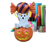 Générique Halloween Figurine - Candy Ghost Pumpkin Home Decoration Statuess