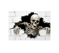 Générique Halloween Garage Door Banner Cover, Large Spooky Thick Fabric | Holiday Garage Door Banner Decoration for Home Yard Garden Patio Driveway Porch Lawn