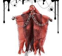 Générique Halloween Ghost Decor, Chain Ghost Ornament, Compact Heavy Duty Spooky Decoration for Haunted Houses, Gardens, Yards, Bedrooms, Patios, Trees, Porches and Parties Supplies