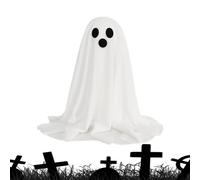 Générique Halloween Ghost Decoration - Lighțup Spooky Figurine | Haunted House Table & Desk Ornament, Indoor Party Decor for Wall, Window, Porch, Yard, Kitchen &Offìce