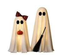 Générique Halloween Ghost Funny Spooky LED Lights with Pumpkin Broom