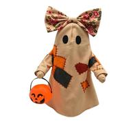 Générique Halloween Ghost Light - Retro Rustic Lamp, 23.62inches Spooky Ghost with Lights for Porches Yards Gardens Lawn Fall Entryway Table Nightstand Bedside, Seasonal Display Lamp