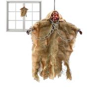 Générique Halloween Ghost, Spooky Ghost Ornaments, Hanging Design, Eye Catching Party Decor for Holiday Tree, Living Room, Bedroom, Garden, Porch, Patio, Pathway, Indoor Outdoor Yard Decorations Use