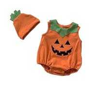 Générique Halloween guisement Bebe Citrouille Enfant 4 Ans Costume 3 Garcon Combinaison Pilote Bébé Fille Ensemble Tenues Carnaval Cosplay Déguisement Anniversaire 1 An