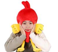 Générique Halloween Hat, Kids Plush Animal Cosplay Hats, Soft Costume Headgear, Fun Accessory for School Festival, Masquerade, Night Out, Family Carnival, and Halloween Parties