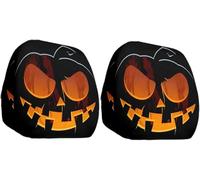 Générique Halloween Head Rest Cover for Car, Funny Cartoon Car Headrest Covers, Breathable Fabric, Universal Fit, for Road Trips, Parties and Parades (C-2)