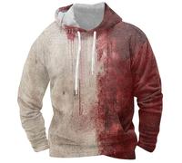 Générique Halloween Homme, Bloody Horror Tee Shirt Halloween T Shirt Homme Bloody Horror Tee ProblèMe RéSolus T-Shirt à Manches Courtes Col Rond |