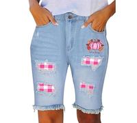 Générique Halloween Jean Noir déchiré pour Femmes, imprimé Citrouille d Halloween, personnalité, Confortable, Droit, Taille Moyenne, Bord Court, Pantalon en Treillis Leggings Polaire Chaud(Rose,L)