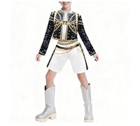 Générique Halloween K-Pops D-Demons H-Hunters Cosplay Deguisement pour Filles Pop Singers Dress Up Stage Tenue RU mi Mi ra Zo EY Hun trix Costume Halloween Carnival Party pour Enfants